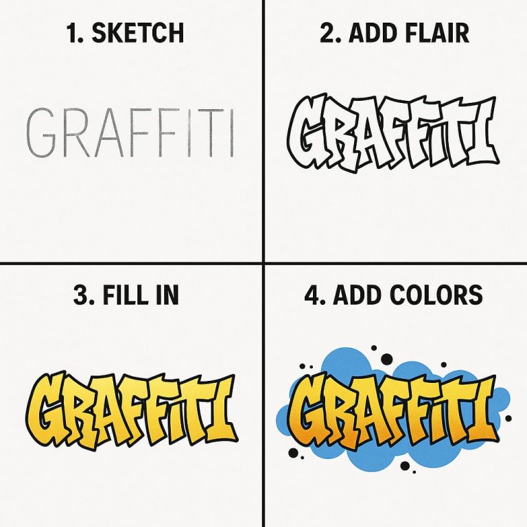 Graffiti Lettering: Unlock Your Creative Expression – Idea Hive Co.